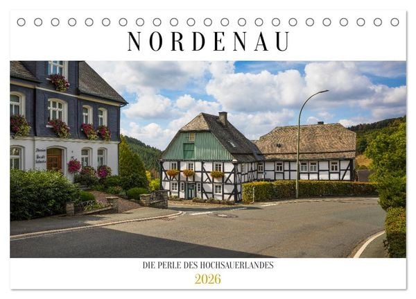 Nordenau - Die Perle des Hochsauerlandes (Tischkalender 2026 DIN A5 quer), CALVENDO Monatskalender