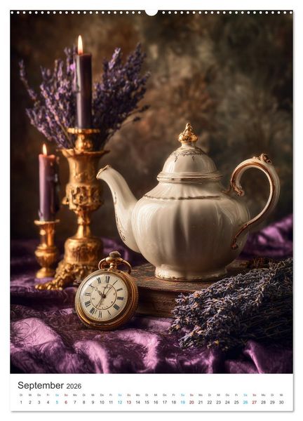 Produktbild: A Cup of Time (Wandkalender 2026 DIN A2 hoch), CALVENDO Monatskalender