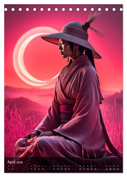 Produktbild: Zen - im Einklang mit K&ouml;rper und Geist (Tischkalender 2026 DIN A5 hoch), CALVENDO Monatskalender