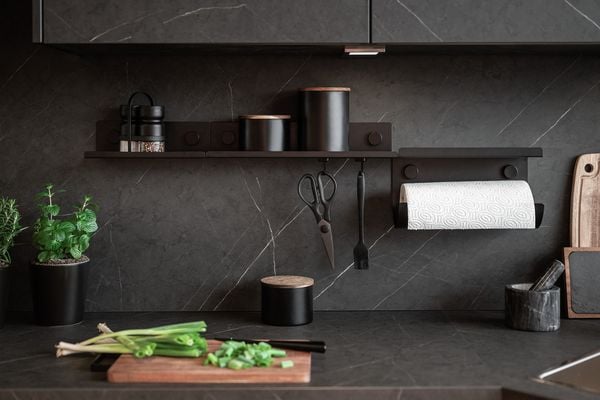 Produktbild: Rollenhalter Mod. Jet, aus pulverbeschichtetem Metall