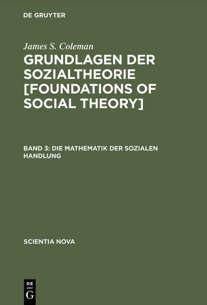 Produktbild: Die Mathematik der sozialen Handlung