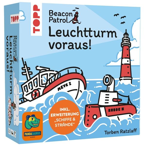 Leuchtturm voraus! Beacon Patrol (deutsche Ausgabe). Inkl. Erweiterung „Schiffe & Strände“