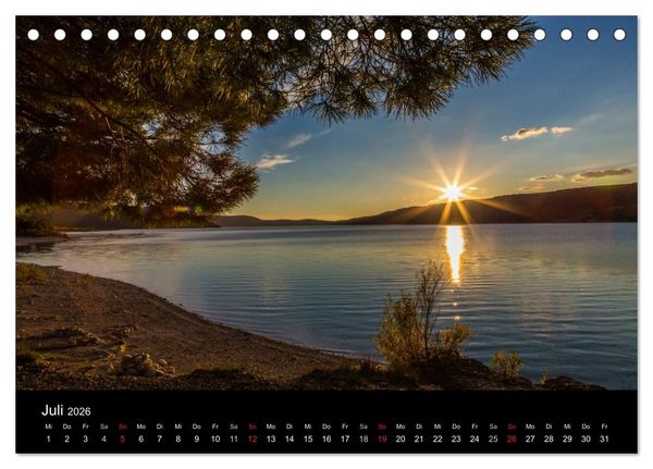 Produktbild: Entschleunigt ... reisen durch traumhafte Landschaften "Les Grandes Alpes" (Tischkalender 2026 DIN A5 quer), CALVENDO Monatskalender
