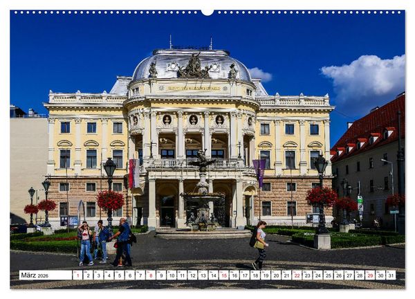 Produktbild: Bratislava die slowakische Sch&ouml;nheit (hochwertiger Premium Wandkalender 2026 DIN A2 quer), Kunstdruck in Hochglanz