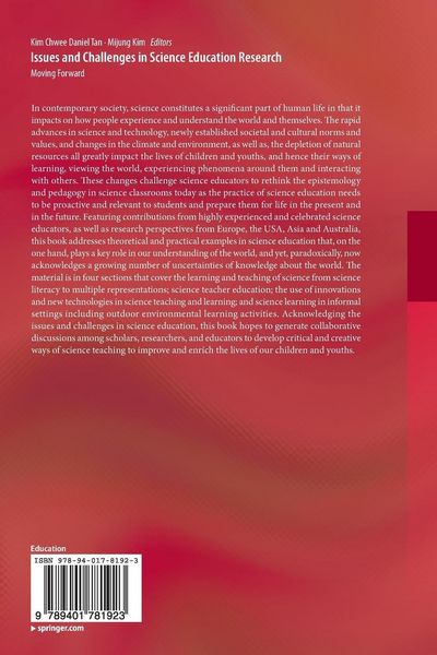 Produktbild: Issues and Challenges in Science Education Research