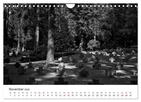 Produktbild: Wachgek&uuml;sst - Vom Zauber der Vergangenheit - S&uuml;dwestkirchhof Stahnsdorf (Wandkalender 2026 DIN A4 quer), CALVENDO Monatskalender