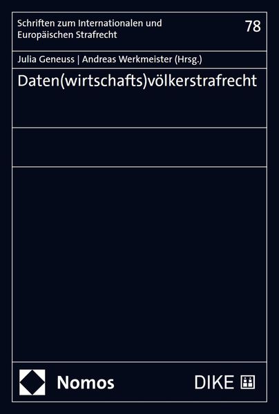 Produktbild: Daten(wirtschafts)v&ouml;lkerstrafrecht