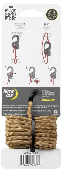 Produktbild: NITE Ize NI-NCJSA-29-R3 Schnurspanner 63.1mm x 33.6mm x 19mm 1St.