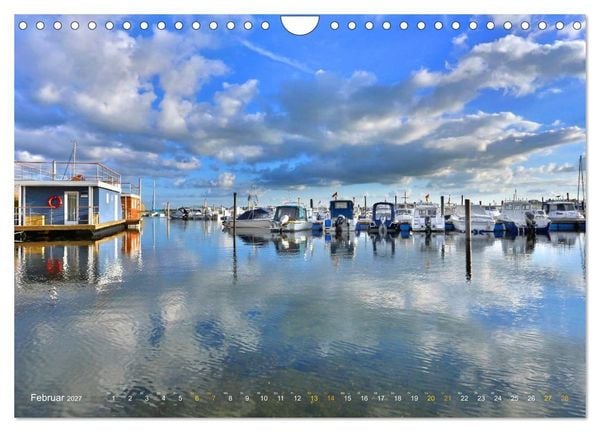 Produktbild: YACHTH&Auml;FEN AN DER OSTSEE (Wandkalender 2027 DIN A4 quer), CALVENDO Monatskalender