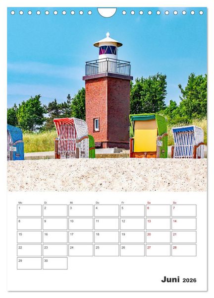 Produktbild: Insel F&ouml;hr - Urlaubsplaner (Wandkalender 2026 DIN A4 hoch), CALVENDO Monatskalender