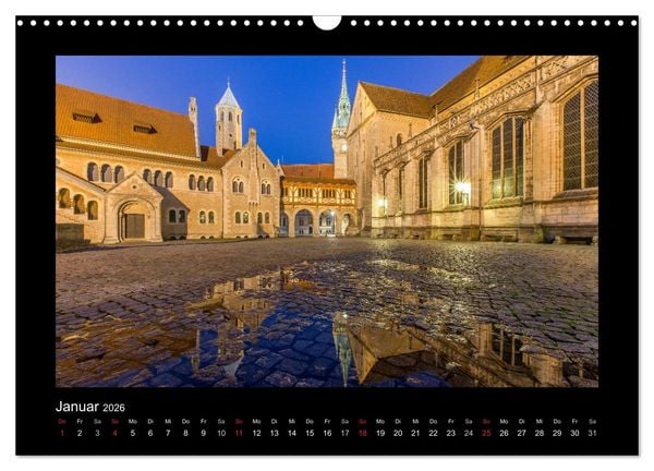 Produktbild: BRAUNSCHWEIG - Abendliche Impressionen (Wandkalender 2026 DIN A3 quer), CALVENDO Monatskalender