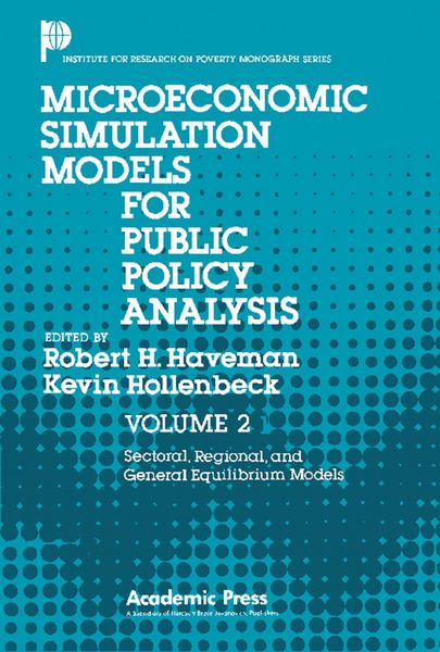 Produktbild: Sectoral, Regional, and General Equilibrium Models