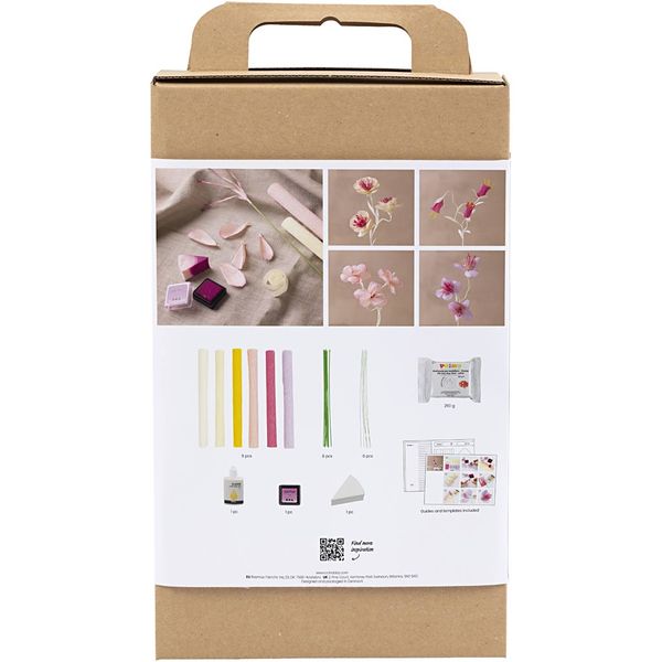 Produktbild: Creativ Company DIY Sets Krepppapier Kreativ Set Krepppapier, Pastellfarben, Blume, Kreativ Box