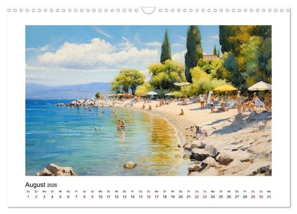 Produktbild: Lieblingssee (Wandkalender 2026 DIN A3 quer), CALVENDO Monatskalender