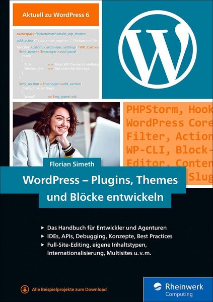 Produktbild: WordPress - Plugins, Themes und Bl&ouml;cke entwickeln