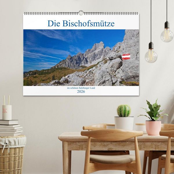 Produktbild: Die Bischofsm&uuml;tze im sch&ouml;nen Salzburger Land (Wandkalender 2026 DIN A2 quer), CALVENDO Monatskalender