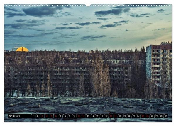 Produktbild: Tschernobyl - Prypjat - Die radioaktive Geisterstadt (Wandkalender 2026 DIN A2 quer), CALVENDO Monatskalender