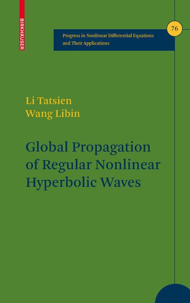 Produktbild: Global Propagation of Regular Nonlinear Hyperbolic Waves