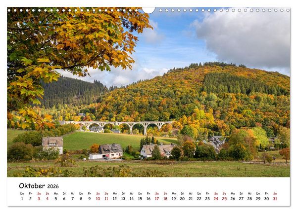 Produktbild: Heimat Entdecken: Sauerland (Wandkalender 2026 DIN A3 quer), CALVENDO Monatskalender