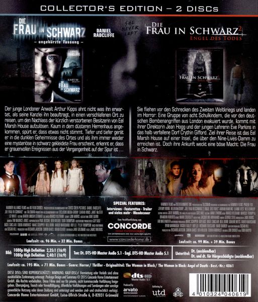 Produktbild: Die Frau in Schwarz 1+2 [CE]