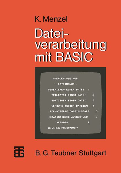 Produktbild: Dateiverarbeitung mit BASIC