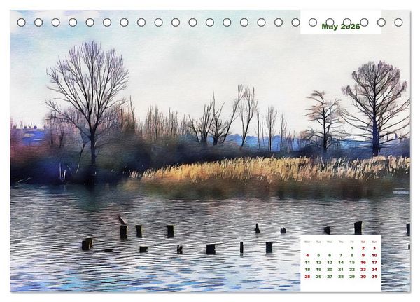 Produktbild: Umbrian Countryside (Desk Calendar 2026 DIN A5 landscape), CALVENDO 12 Month DeskCalendar