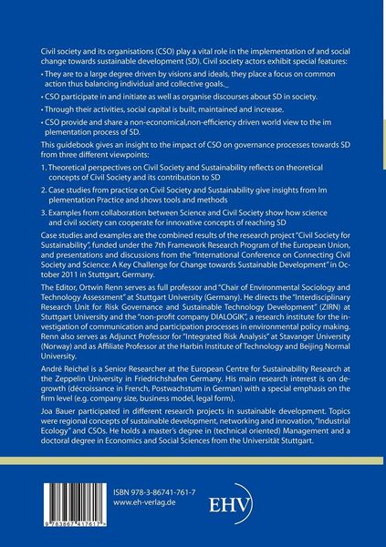 Produktbild: Civil Society for Sustainability