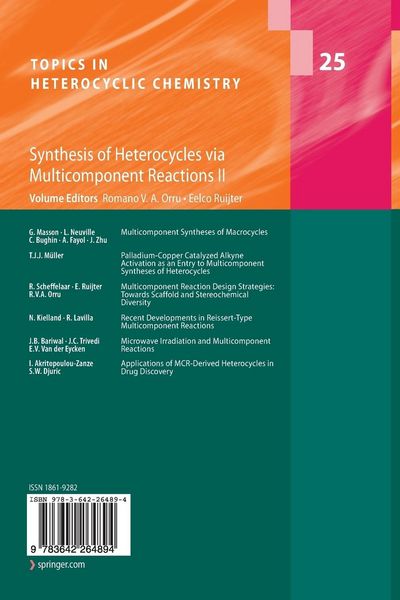 Produktbild: Synthesis of Heterocycles via Multicomponent Reactions II