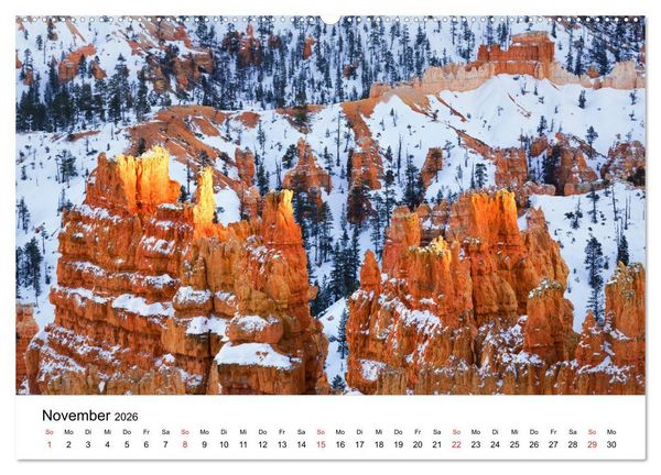 Produktbild: Landschaften vom Licht gek&uuml;&szlig;t (hochwertiger Premium Wandkalender 2026 DIN A2 quer), Kunstdruck in Hochglanz