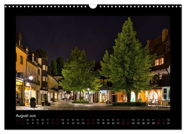 Produktbild: N&uuml;rnberg - Die Altstadt bei Nacht (Wandkalender 2026 DIN A3 quer), CALVENDO Monatskalender