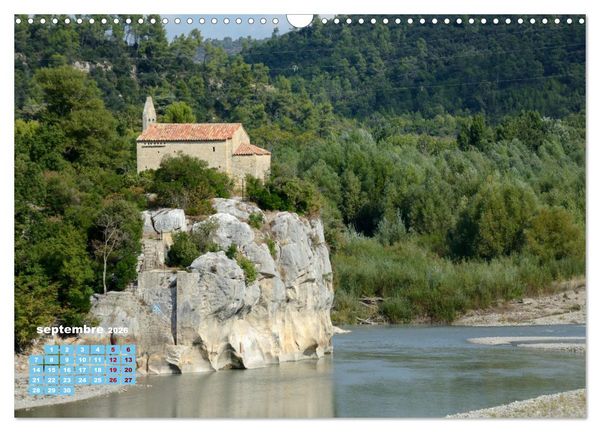 Produktbild: Chapelles historiques de Provence (Calendrier mural 2026 DIN A3 vertical), CALVENDO calendrier mensuel