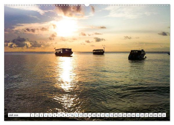 Produktbild: MALEDIVEN Wunderwelt (hochwertiger Premium Wandkalender 2026 DIN A2 quer), Kunstdruck in Hochglanz