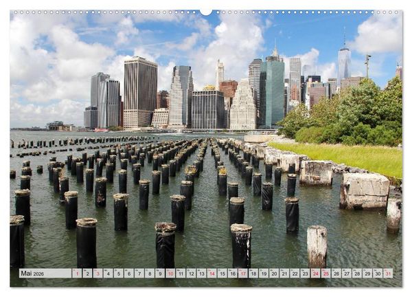 Produktbild: New York - Stadt deiner Tr&auml;ume (Wandkalender 2026 DIN A2 quer), CALVENDO Monatskalender