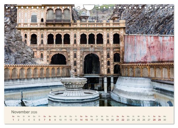 Produktbild: Rajasthan - Architektur im Land der K&ouml;nige (Wandkalender 2026 DIN A4 quer), CALVENDO Monatskalender