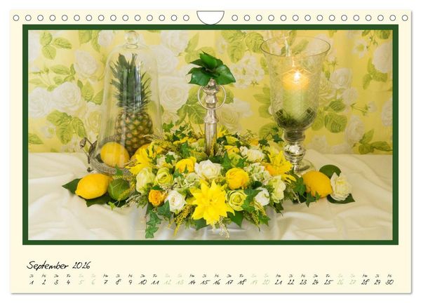 Produktbild: Blumen-Passion (Wandkalender 2026 DIN A4 quer), CALVENDO Monatskalender