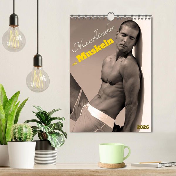 Produktbild: Mauerbl&uuml;mchen mit Muskeln (Wandkalender 2026 DIN A4 hoch), CALVENDO Monatskalender