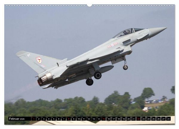 Produktbild: Augenblicke in der Luft: Eurofighter Typhoon (hochwertiger Premium Wandkalender 2026 DIN A2 quer), Kunstdruck in Hochglanz