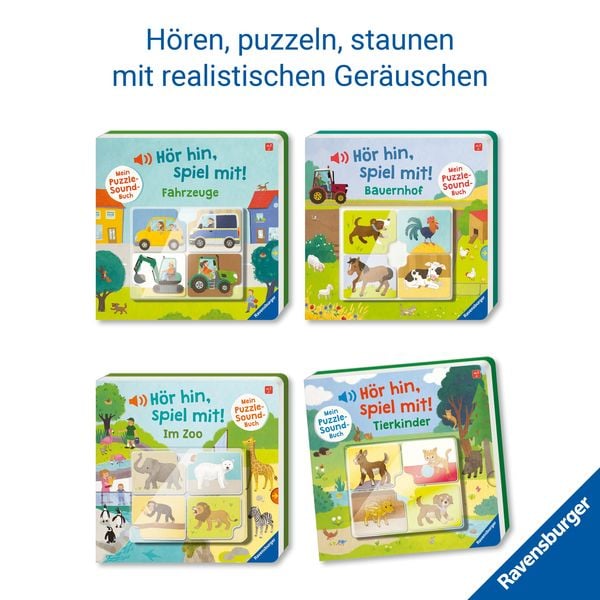 Produktbild: H&ouml;r hin, spiel mit! Bei den Tierkindern