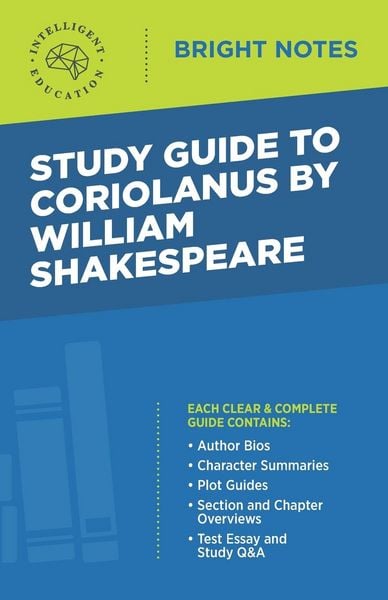 Produktbild: Study Guide to Coriolanus by William Shakespeare