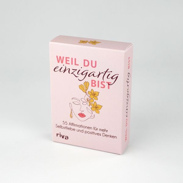 Produktbild: Weil du einzigartig bist &ndash; 55 Affirmationen f&uuml;r mehr Selbstliebe und positives Denken