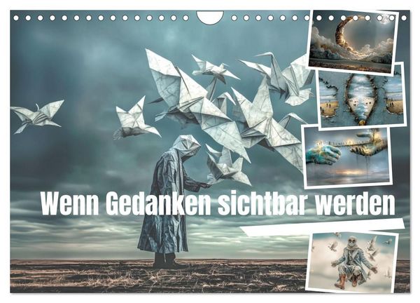 Produktbild: Wenn Gedanken sichtbar werden (Wandkalender 2027 DIN A4 quer), CALVENDO Monatskalender