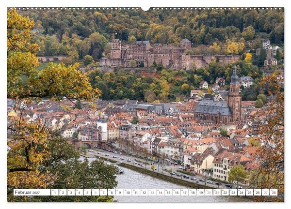 Produktbild: Baden-W&uuml;rttemberg - Heidelberg (Wandkalender 2027 DIN A2 quer), CALVENDO Monatskalender