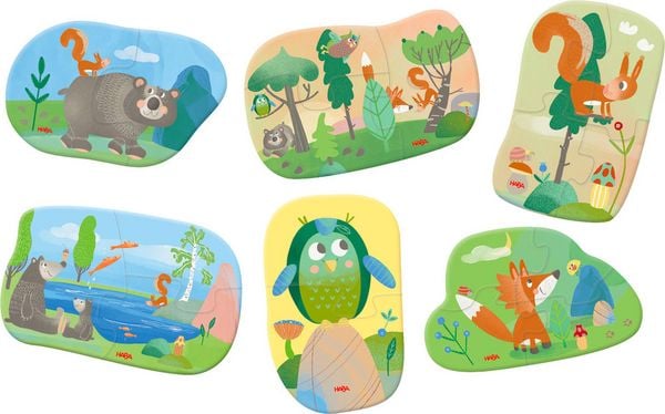 Produktbild: 6 erste Puzzles - Waldtiere