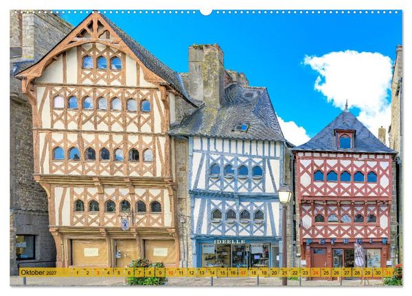 Produktbild: Bretagne, wild und sch&ouml;n (Wandkalender 2027 DIN A2 quer), CALVENDO Monatskalender