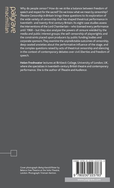 Produktbild: Theatre Censorship in Britain