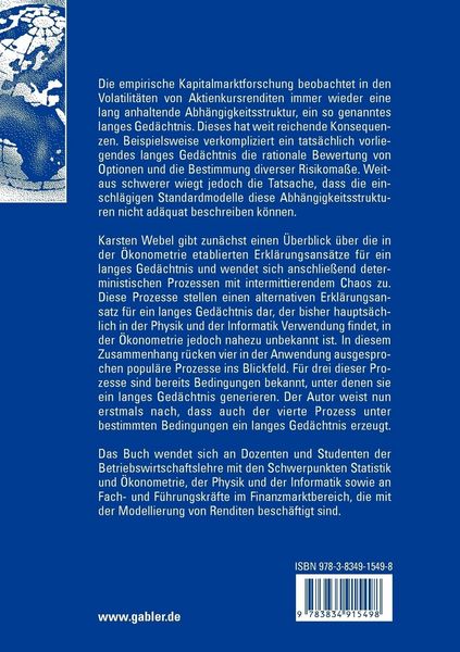 Produktbild: Intermittierendes deterministisches Chaos als m&ouml;gliche Erkl&auml;rung f&uuml;r ein langes Ged&auml;chtnis in Finanzmarktdaten