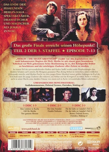 Produktbild: Merlin - Die neuen Abenteuer - Vol. 10 [3 DVDs]