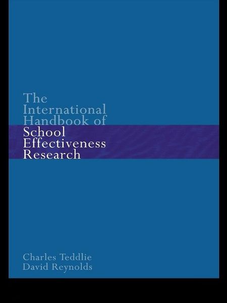 Produktbild: The International Handbook of School Effectiveness Research