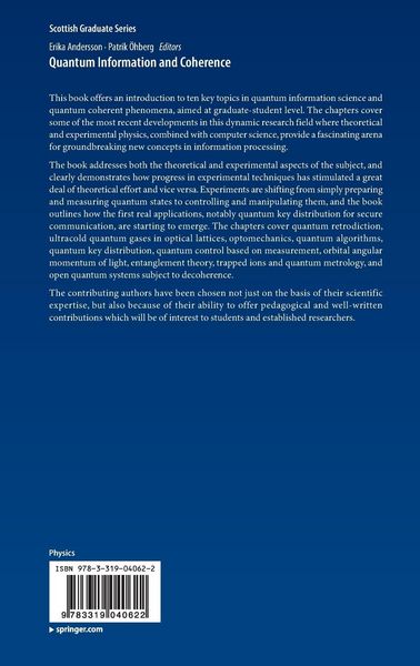 Produktbild: Quantum Information and Coherence
