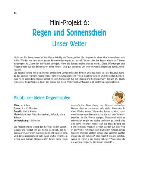 Produktbild: Mini-Projekte f&uuml;r Krippenkinder